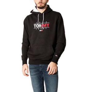 Sweat Noir à Capuche avec Logo