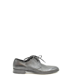 Chaussures Derbies Noires en Cuir