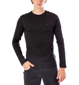 T-Shirt Noir en Coton avec Logo