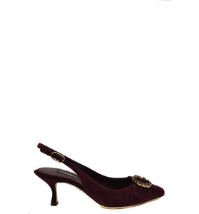 Escarpins Violets Chamois