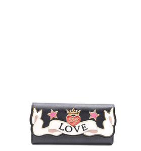 Portefeuille Noir en Cuir