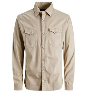 Chemise Beige en Coton