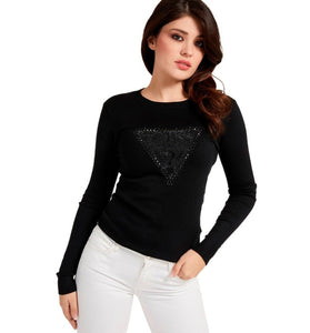 Pull Noir en Viscose