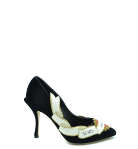 Escarpins Noirs Chamois