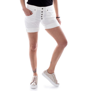 Mini-Short Blanc en Coton