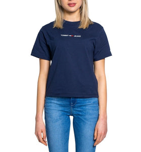T-shirt Bleu en Coton