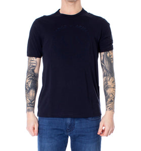 T-Shirt Bleu en Coton