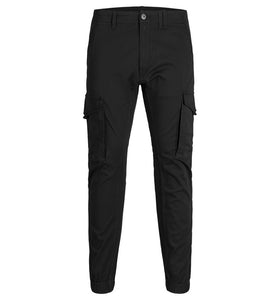 Pantalon Cargo Noir en Coton