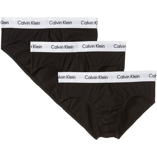Lot de 3 Slips Noirs en Coton Stretch