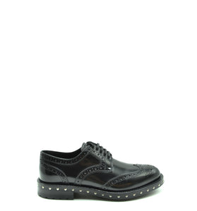 Chaussures Derbies Noires en Cuir