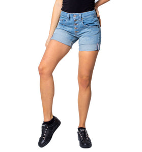 Mini-Short en Jean Bleu