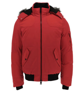 Veste Rouge à Capuche