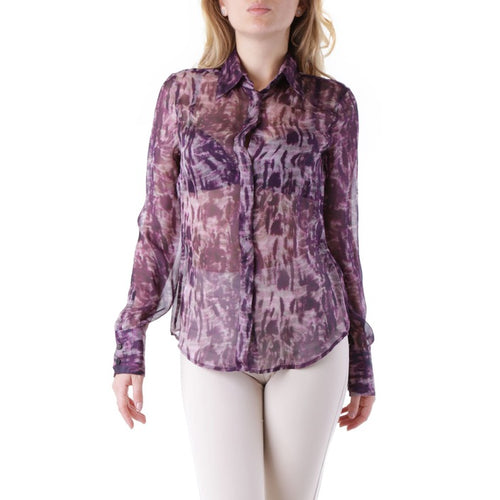 Chemise Violette en Soie