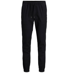 Pantalon de Survêtement Noir en Coton